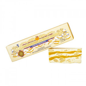 Barre de nougat blanc au calisson du Roy René
